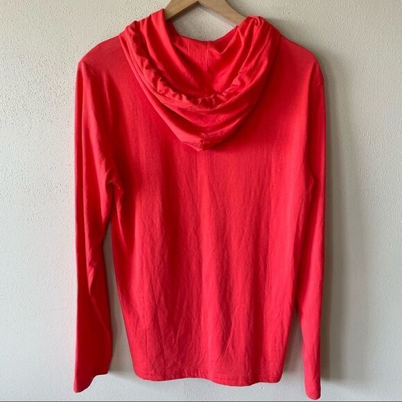 Polo by Ralph Lauren Pink/Red Light Hooded Shirt - Size: Small - Picture 3 of 8